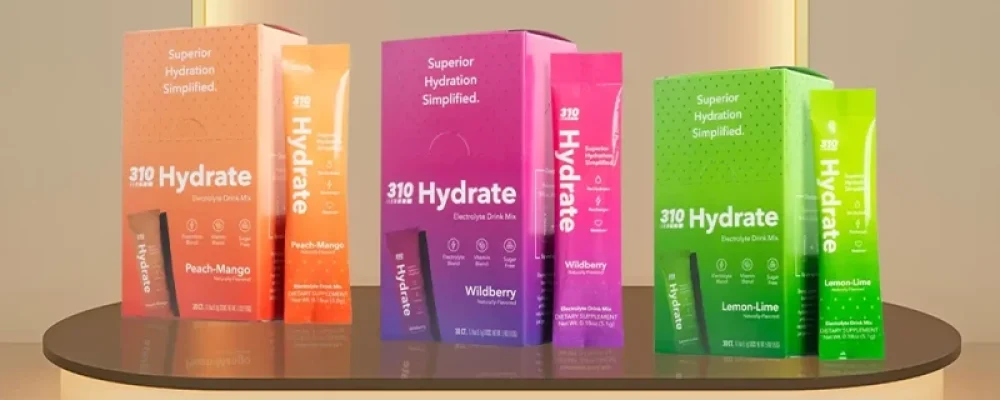 Products of 310 hydrate electrolyte mix