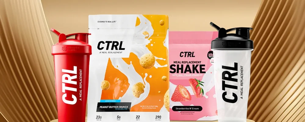 CTRL Meal Replacement Shake and shaker